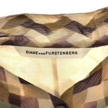 134　DIANE von FURSTENBERG ダイアンフォンファステンバーグ ワンピース ロング丈 ポケット付き おしゃれ_画像4