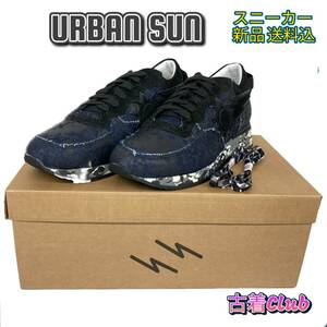 239URBAN SUN アーバンサン スニーカー ART ANDRE 126 デニム カジュアル オシャレ メンズ ブラック