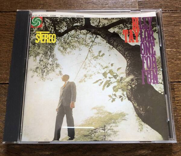 CD-Apr / ワーナーミュージック_ATLANTIC / ビリー・テイラー / ワン・フォー・ファン