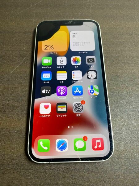 53727 iPhone12 64GB ホワイト　SIMフリー　ジャンク品　※本体のみ