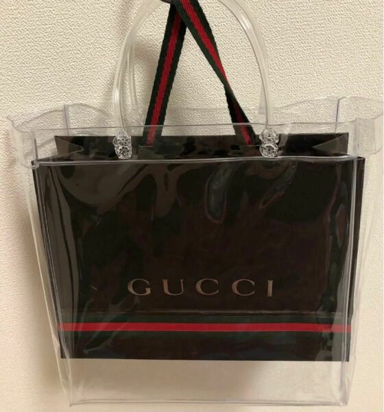 GUCCI ショッパー　クリアバック