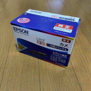 ■新品■ EPSON エプソン 純正インクカートリッジ 増量6色パック カメ KAM-6CL-L の画像1