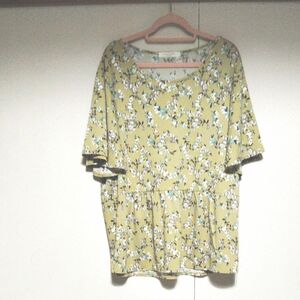 chocol raffine robe 半袖 カットソー 花柄 Fサイズ