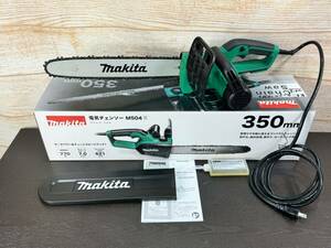 Makita/マキタ 電気チェンソー 電気チェーンソー 電動工具 M504 350m 通電確認済