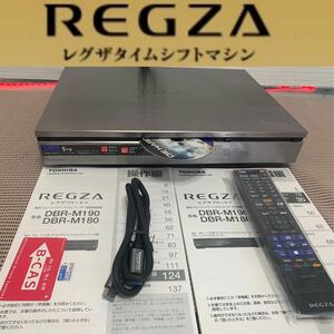  Toshiba HDD&BD recorder Regza DBR-M190 Regza link W tuner all record time shift machine prompt decision 6. month guarantee working properly goods used beautiful goods maintenance ending 181