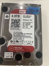 4TB ★　WD Red / WD40EFRX　【使用時間：190H】Western Digital RED　3.5インチ内蔵HDD SATA 良品(0)_画像1