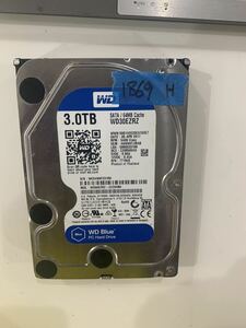 3TB ★　WD blue/ WD30EZRZ　【使用時間：1869H】Western Digital blue Blue 3.5インチ内蔵HDD SATA 良品