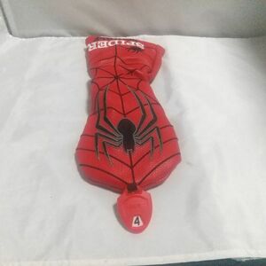 お買い得 ゴルフ フェアウェイウッド FW用ヘッドカバー スパイダー レッド