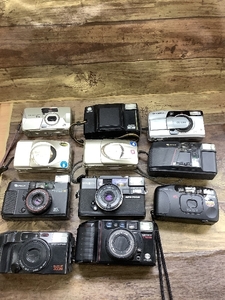 G1a カメラまとめて11点 OLYMPUS MINOLTA FUJI他 通電動作未確認のジャンク品 フィルムカメラ 現状品