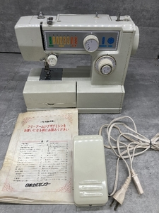 F4a フリーアームジグザグミシン 15635000 通電確認済み 日本文化センター 中古現状品 当時物 ハンドクラフト