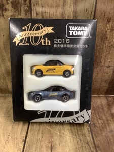 A2p 未開封保管品 非売品 TAKARA TOMY タカラ トミー 2016 10周年記念 ダイハツコペン マツダ ロードスター ミニカー