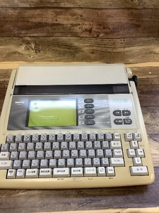 Z1a SANYO ES-E15 word processor electrification operation not yet verification. junk part removing present condition goods 