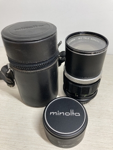 F2h minolta カメラレンズ MC TETE ROKKORPF 1:2.8 f＝135mm 1165483 MINORUTA 現状品