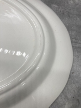 A3a NIKKO オーバルパーティー皿 オードブル大皿 ダブルフェニックス アンティーク 花柄 洋食器 現状品 横幅約40cm_画像10