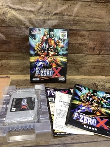 F1c NINTENDO64 F-ZEROX エフゼロエックス 動作未確認 任天堂 箱付き 説明書付き 現状品