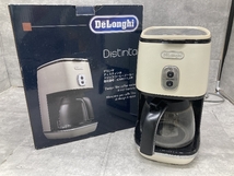 E4a Delonghi デロンギ ディスティンタ ドリップコーヒーメーカー コーヒーメーカー ICMIO11J-W 中古品　現状品_画像1