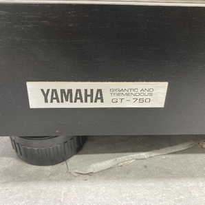 W4a YAMAHA GT-750 ターンテーブル レコードプレーヤー 通電、回転確認済み 中古現状品 希少 レアの画像2