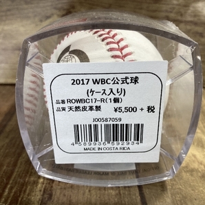 D2j Rowlings OFFICIAL GAME BALL ローリングス製 2017 WBC 公式ボール 公式球 ROWBC17-R 天然皮革製の画像4