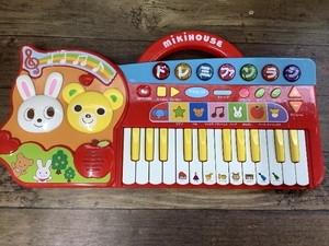 B3a Miki is u ski board piano toy musical instrument toy for children mikihouse present condition goods 