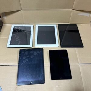 あ-7146）Apple ipad まとめ売り ５台セット （A1460）（A1430 64GB）（A2198）（A1474）（A1550）ジャンク 