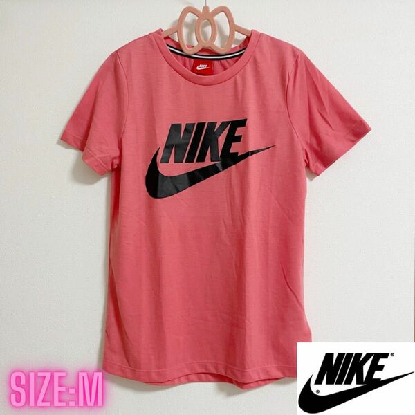 NIKE ナイキ　Tシャツ　ティーシャツ　レディース　M ピンク　ロゴTシャツ 半袖Tシャツ 半袖 ロゴ