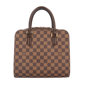 ルイヴィトン トリアナ ダミエ ハンドバッグ ダミエキャンバス N51155 ブラウン レディース LOUIS VUITTON 中古 美品