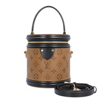 ルイヴィトン カンヌ モノグラムリバース ショルダーバッグ モノグラムリバース M43986 ブラウン レディース LOUIS VUITTON 中古 美品_画像1