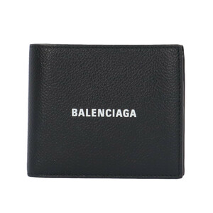 バレンシアガ 二つ折り財布 カーフ BC594315-1IZI3 1090 メンズ BALENCIAGA 中古 美品