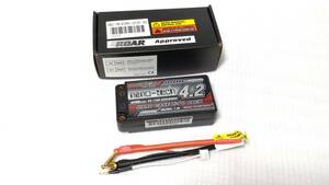  newest Turnigy nano-tech 7.4V 4200mAh 2S2P ROAR APPROVED 65/130C Short lipo new goods * unopened goods 