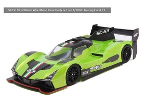 最新 Montech モンテック 1/10 ボディ SC-63 LMH ル・マン ハイパーCAR 新品・未塗装品