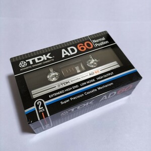 【未開封2本】カセットテープ★TDK★ティーディーケー★AD★AD60★ノーマルポジションカセットテープ★⑨