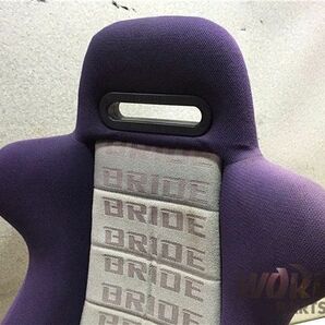 【当時物】BRIDE PRO ブリッド プロ セミバケットシート 助手席側 内装品 左 LH セミバケ S13 シルビア 180SX ドリ車の画像2