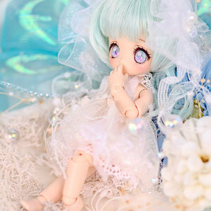 ◆ MIMIEL ◆ 1/12doll クラゲのお洋服セット ◆ オビツ11 / OBヘッド / ミニスウィーツドール / アンティーユ着用可 / アウトフィットの画像6