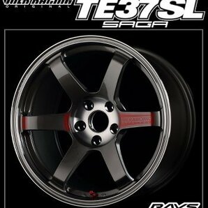 在庫あり【4本価格】 TE37SAGA SL 18×9.5J +45 5H-114.3 FACE-4 ハブ径 φ73.1の画像2