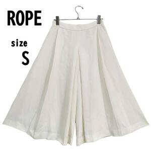 【S(36)】ROPE ロペ レディース パンツ ハーフパンツ オフホワイト