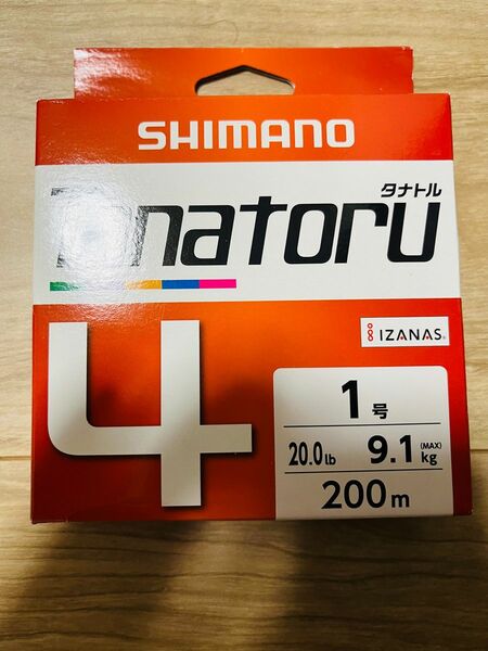 未使用品 シマノ タナトル 4 1号 200m SHIMANO PE Tanatoru PEライン