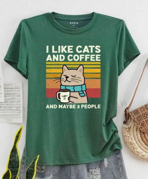 半袖Tシャツ　猫柄 Tシャツ 半袖