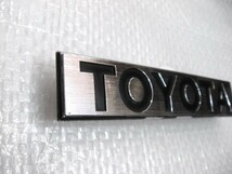 ★希少 TOYOTA トヨタ スプリンター? カローラ? カリーナ? セリカ? コロナ? 取付車種＆型式不明 ロゴ エンブレム 1点 旧車 中古7_画像3