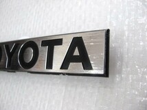 ★希少 TOYOTA トヨタ スプリンター? カローラ? カリーナ? セリカ? コロナ? 取付車種＆型式不明 ロゴ エンブレム 1点 旧車 中古7_画像4