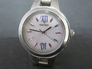 セイコー/SEIKO レディースQZ ソーラー 1B21-0AF0 稼働品