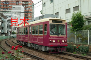 鉄道写真データ（JPEG）、00854846、7700形（7708）、都電荒川線、荒川区役所前〜荒川一中前間、2017.06.08、（7360×4912）