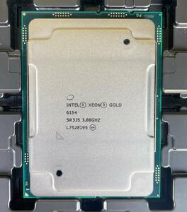 Intel Xeon Gold 6154 18Core 3.00GHz SR3J5 24.75MB 200W CPU Processor 動作品
