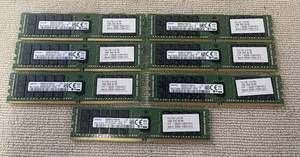 7個セット計112GB Samsung Fujitsu M393A2G40EB1 16GB 2Rx4 PC4-2400T DDR4 ECC REG メモリ サーバー用 S26361-F3934-E512 RX2530 RX2540用