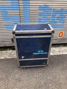  hard case PA equipment machinery transportation case 4u rack case with casters .