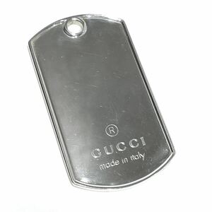 GUCCI グッチ ドッグタグ ペンダントトップ SV925 シルバー 送料無料