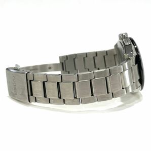 美品 SEIKO セイコー BRIGHTZ ブライツ 腕時計 SAGZ091 7B27-0AC0 ソーラー 電波時計 メンズ 黒文字盤 チタンケース 箱保付き 送料無料の画像4