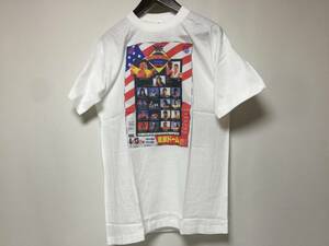 WWF　ワールドレスリングフェデレーション　日米レスリングサミット　Tシャツ　Lサイズ　1990年　全日本プロレス　　　　A5
