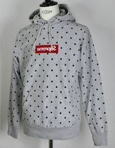 12SS Supreme COMME des GARCONS SHIRT Box Logo Hoodie MEDIUM シュプリーム コムデギャルソンシャツ ボックスロゴ パーカー b7900_画像3