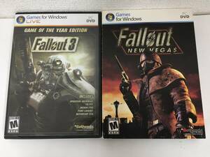 ●○F205 Windows XP/Vista Fallout3 Fallout NEW VEGAS 海外版 2本セット○●