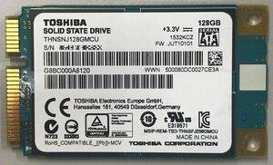 限定期間セール★動作品★Toshiba 128GB mSATA thnsnj128gmcu　SSD ソリッドステートドライブ★送料無料